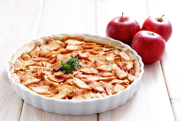 Torta de maçã — Fotografia de Stock