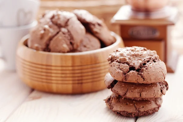 Bolinhos de chocolate — Fotografia de Stock