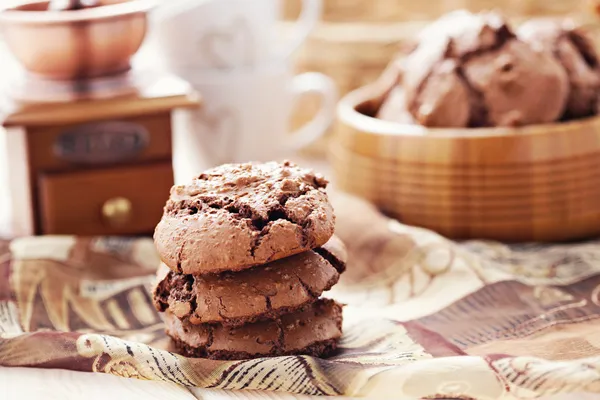 Čokoládové cookies — Stock fotografie