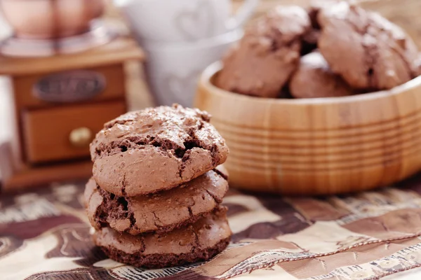 Czekoladowe ciasteczka — Zdjęcie stockowe