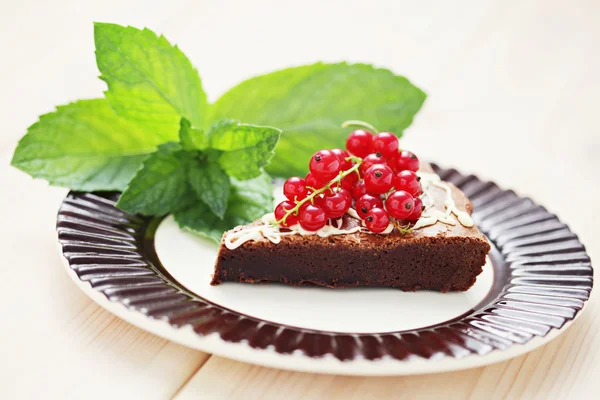 Delicious brownie — Stock Photo, Image