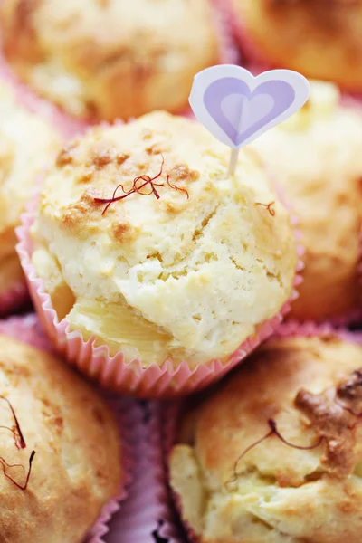 Ananas-Muffins — Stockfoto