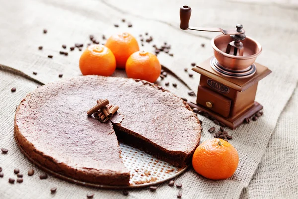 Heerlijke brownie — Stockfoto