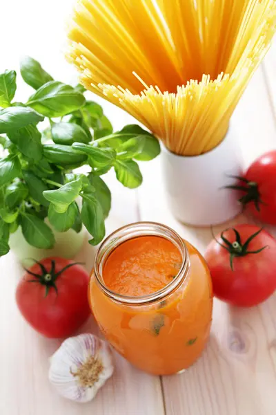 Tomatsås — Stockfoto