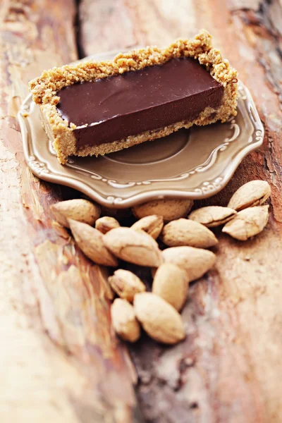 Torta de chocolate — Fotografia de Stock