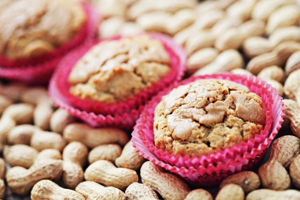 Peanut muffins — Stock Photo, Image