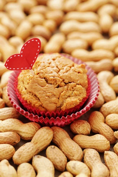 Muffins de amendoim — Fotografia de Stock