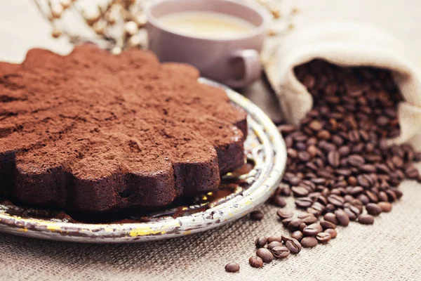 Bolo de chocolate — Fotografia de Stock