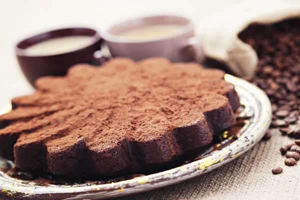 Bolo de chocolate — Fotografia de Stock