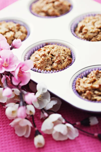 Muffins de maçã — Fotografia de Stock