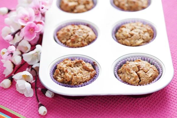 Muffins de maçã — Fotografia de Stock