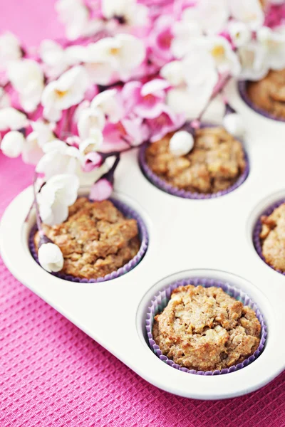 Muffins de maçã — Fotografia de Stock