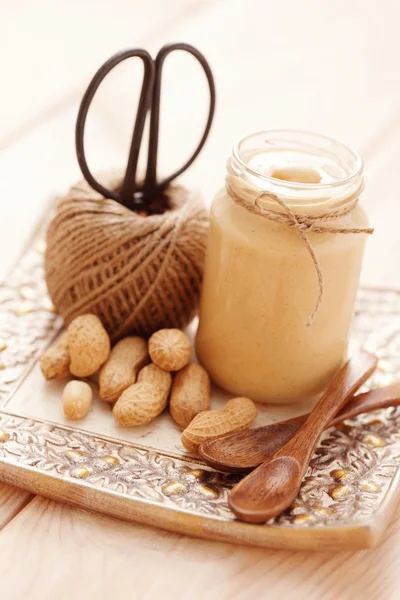 Mantequilla de cacahuete — Foto de Stock