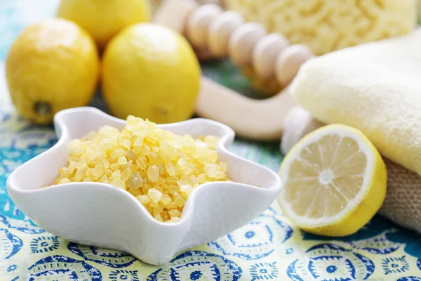 Sel de bain citron — Photo