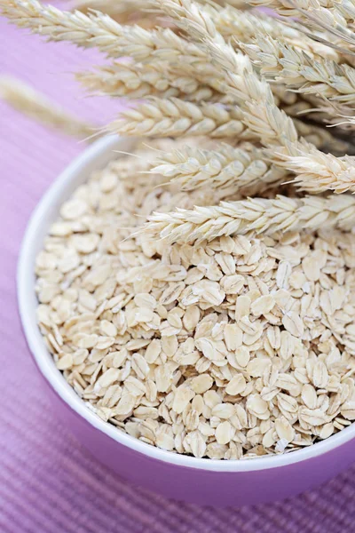 Cuenco de avena — Foto de Stock