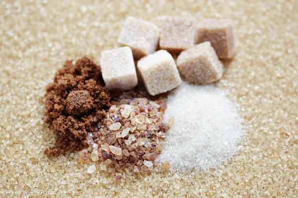 Verschillende suiker — Stockfoto