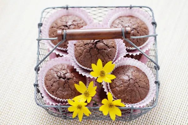 Brownie Muffin — Stock Fotó