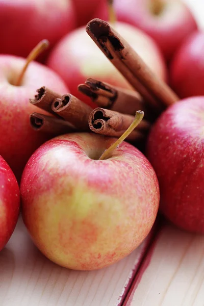 Äpplen med kanel — Stockfoto