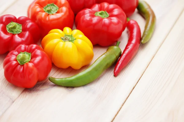 Colored peppers — Stock Photo, Image