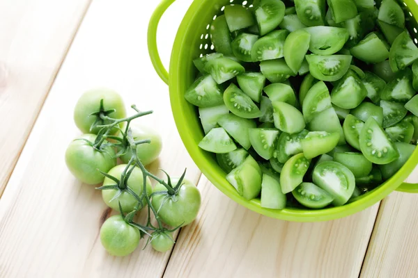 Gröna tomater — Stockfoto