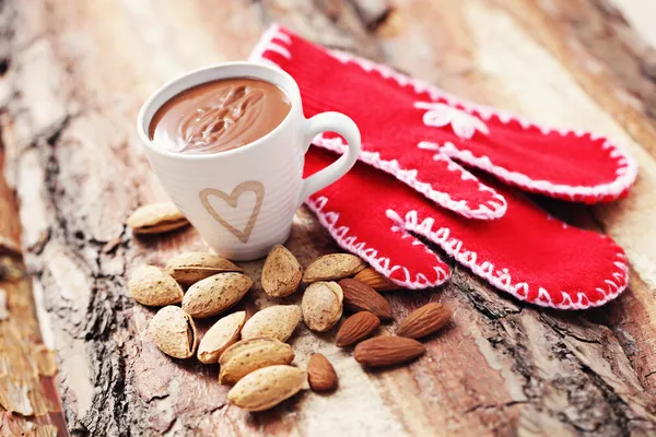 Warme chocolademelk — Stockfoto