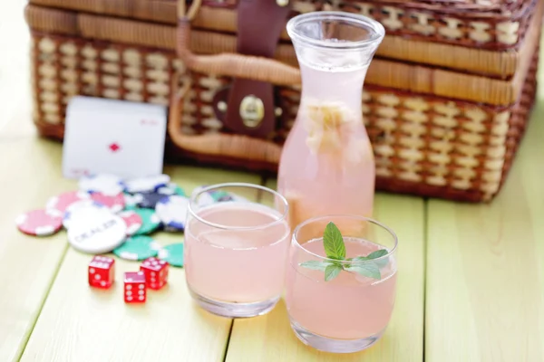 Rhubarb juice — Stock Photo, Image
