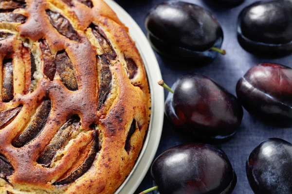 Plum pie — Stock Photo, Image