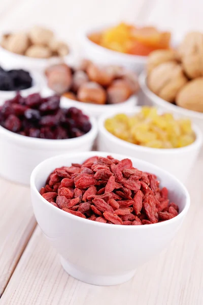 Dry fruits and nuts — Stock Photo, Image