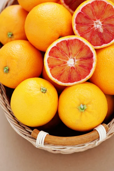 Ripe red oranges — Stock Photo, Image