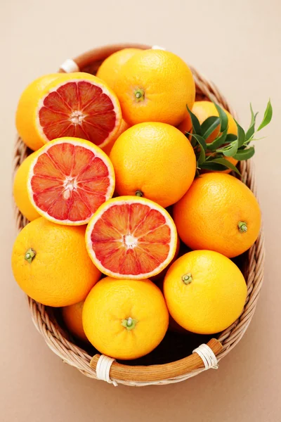 Ripe red oranges — Stock Photo, Image