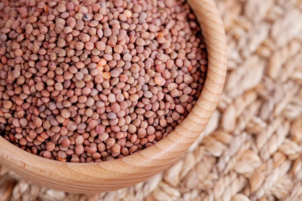 Bowl of lentils — Stock Photo, Image