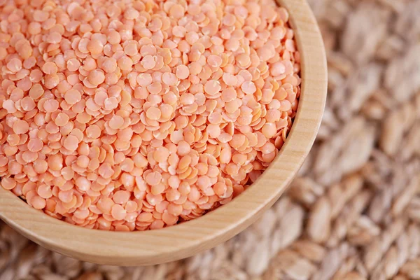 Bowl of lentils — Stock Photo, Image