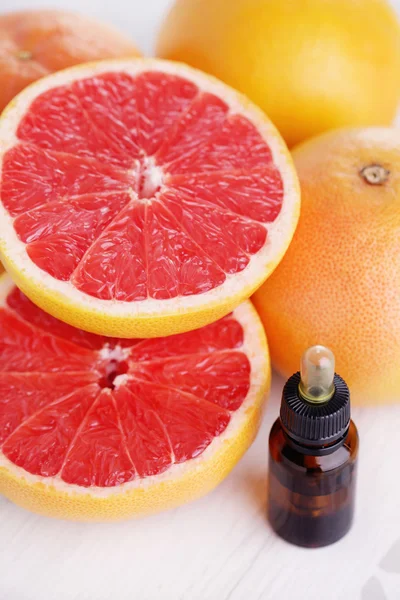 Óleo essencial de toranja — Fotografia de Stock