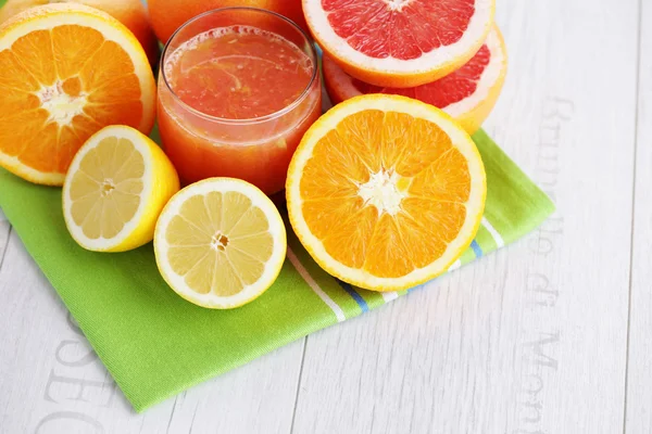 Friss citrus gyümölcslé — Stock Fotó