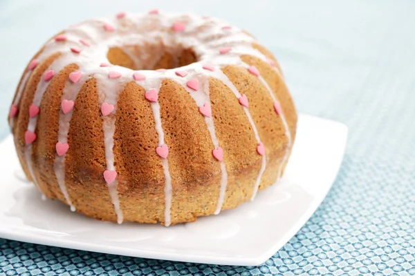 Pastel de pascua de semillas de amapola —  Fotos de Stock