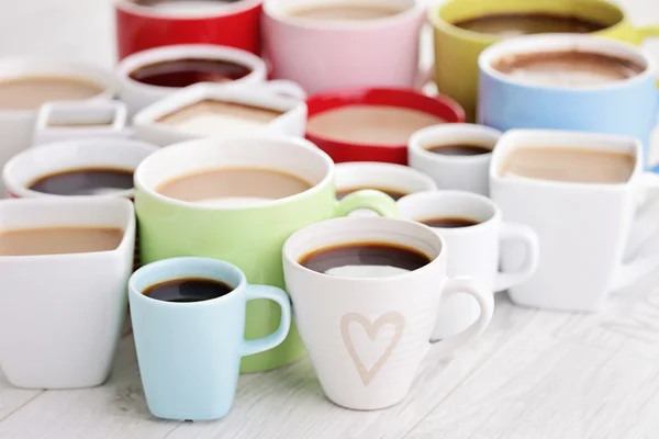 Lots of coffee cups — Stock Photo, Image