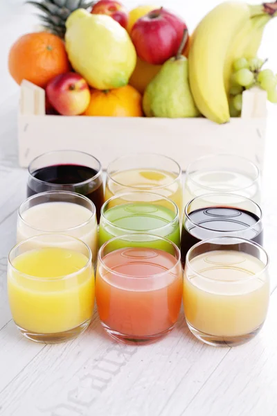 Jus de fruits - boissons et boissons — Photo