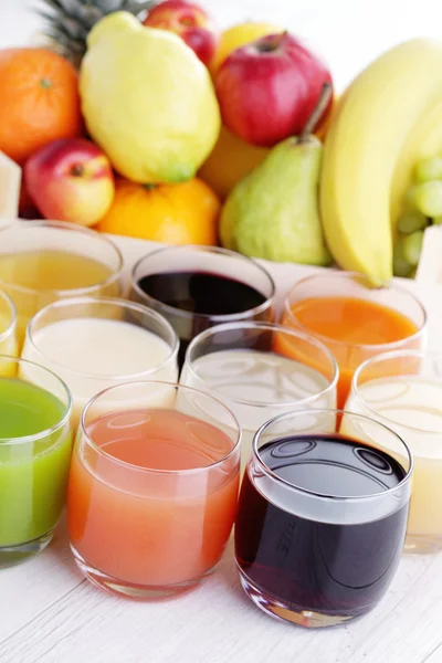 Jus de fruits - boissons et boissons — Photo