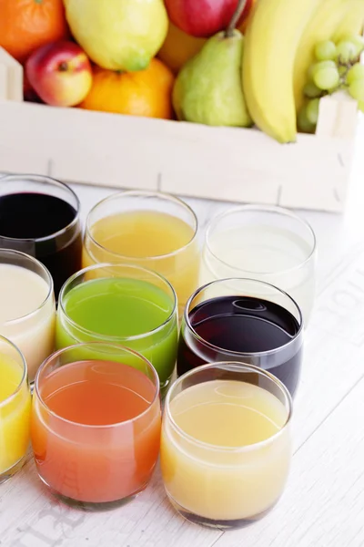 Jus de fruits - boissons et boissons — Photo