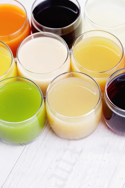 Various fruity juice — Stock Photo, Image