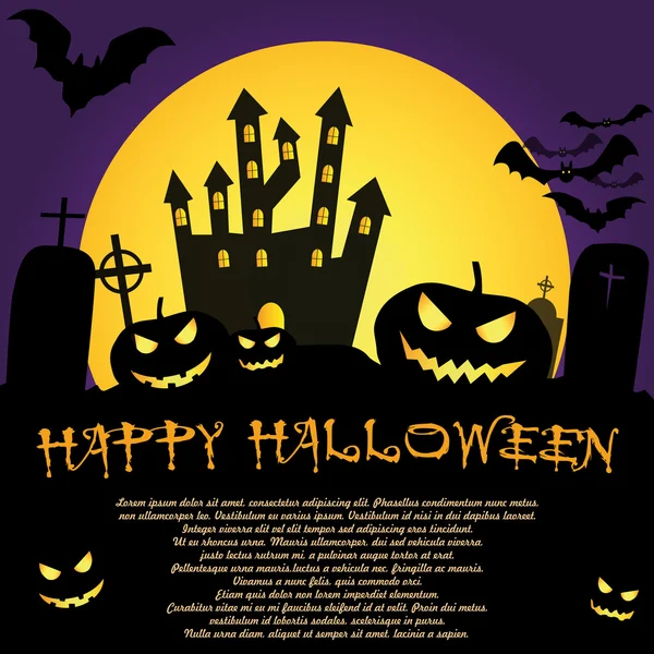 Fondo de Halloween — Vector de stock