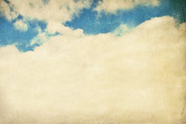 Vintage bulutlu arka plan
