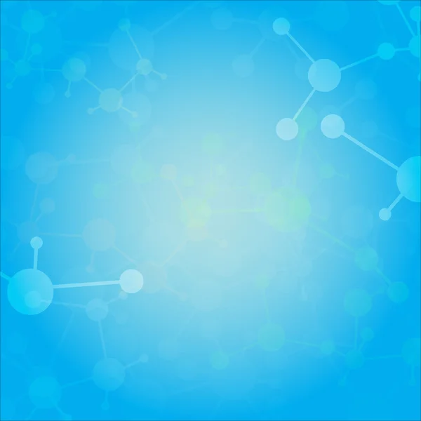 Résumé Molécules Contexte médical — Image vectorielle