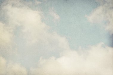 Vintage bulutlu arka plan