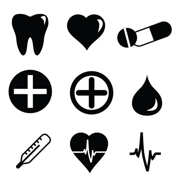 Iconos médicos — Archivo Imágenes Vectoriales