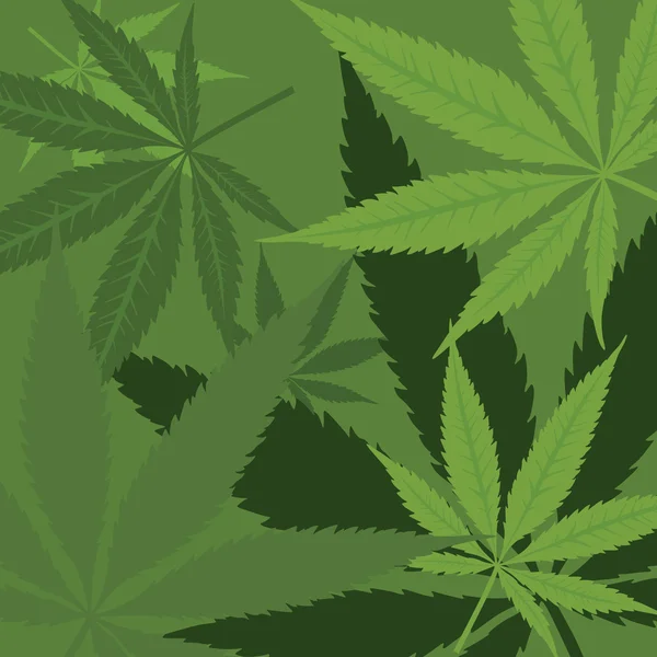 Fond vectoriel marijuana — Image vectorielle
