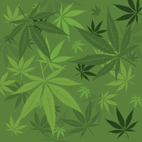 矢量大麻背景 — 图库矢量图片