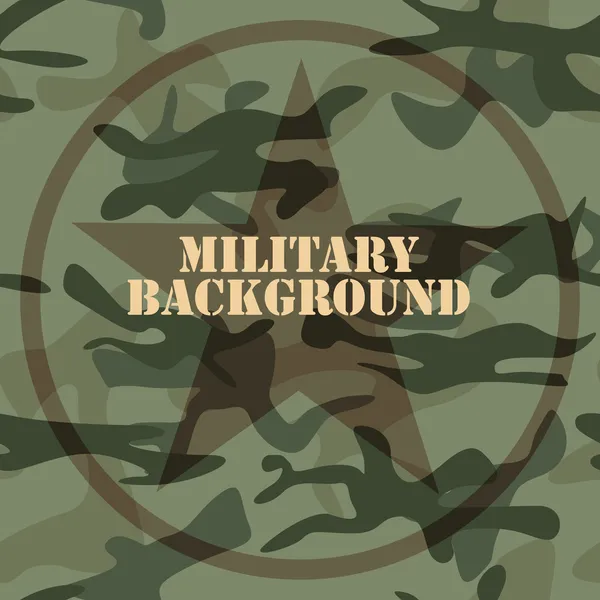 Militärischer Hintergrund — Stockvektor