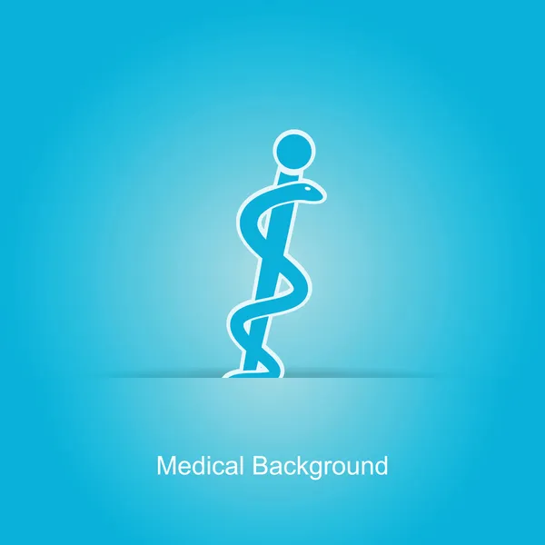 Blue vector medical background — Stock Vector
