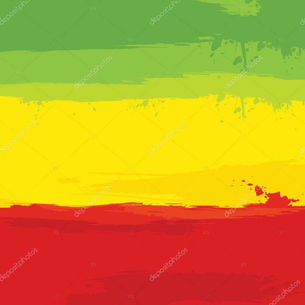 Grunge background with flag of Ethiopia. Vector illustration.